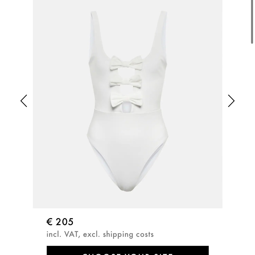 Rebecca Vallance Elena Bow One Piece Swimsuit